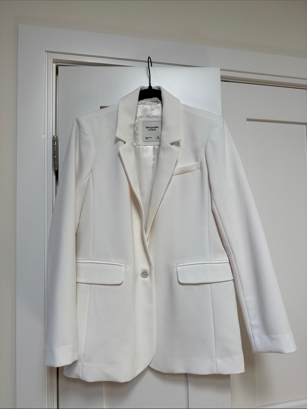 White Abercrombie Blazer